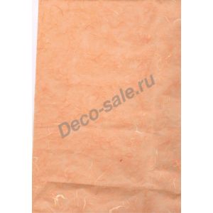 Рисовая бумага 50х70 см, однотонная, персик